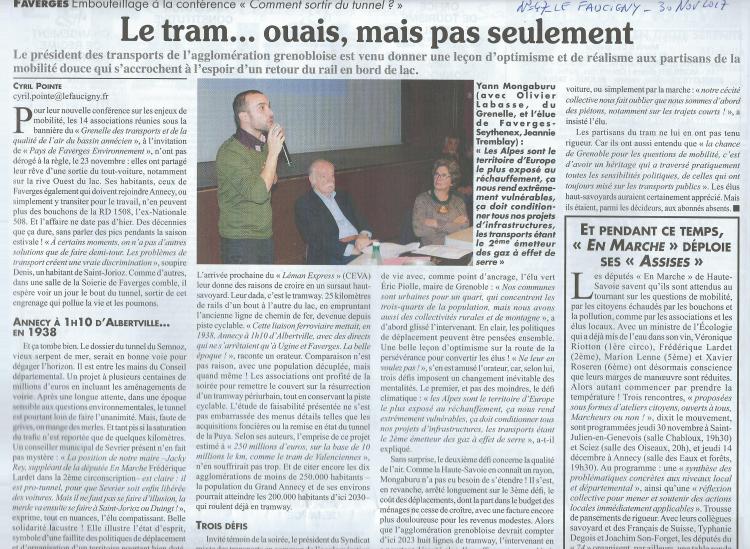 Faverges-LE Faucigny 30-11-2017